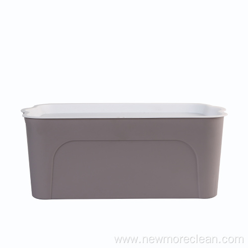 2PC Plastic Stackable Storage Box With Lid